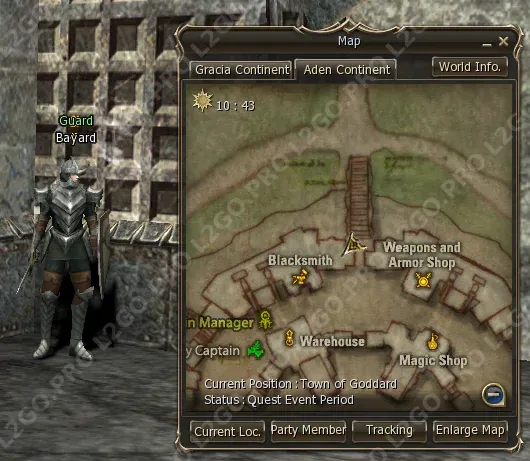Квест на 3 профу ДА / DA (Hell Knight) — Saga of the Hell Knight — Этап 2: Отправляйтесь в Town of Goddard. Найдите Guard Bay (скриншот 1)
