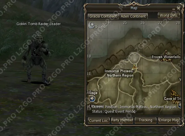 Path of the Orc Raider — квест на 1 профу Дестра (Destroyer) — Этап 2: Телепортируйтесь в Immortal Plateau, Northern Regi (скриншот 1)