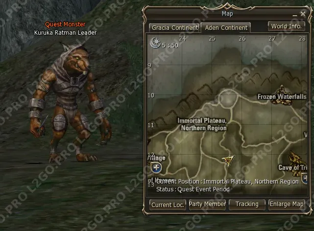 Path of the Orc Raider — квест на 1 профу Дестра (Destroyer) — Этап 3: Убивайте Kuruka Ratman Leader, пока не получите 10 (скриншот 1)