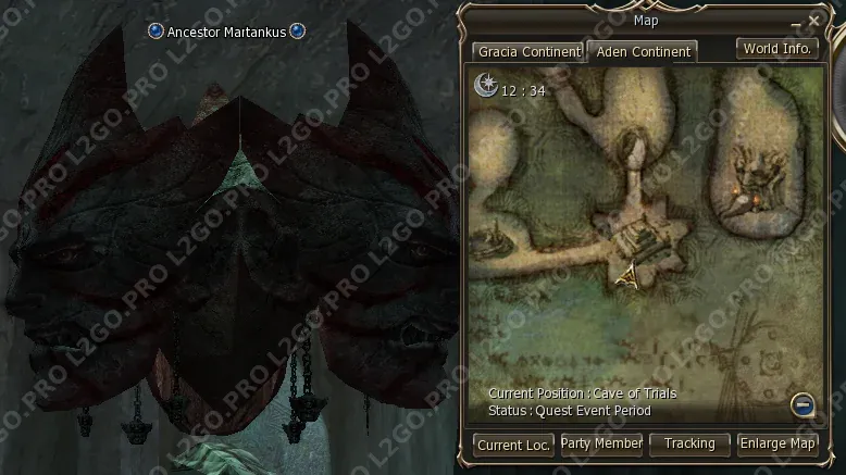 Квест на 2 профу Овер / Over / ОЛ / OL (Overlord) - Полная цепочка квестов — Этап 35: Этап 35: Ancestor Martankus и финальное заданиеОтп (скриншот 1)